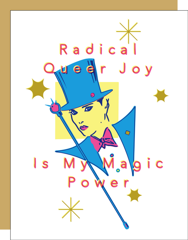 Queer Magic Power Card by PRESS FOR CHANGE