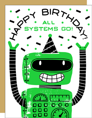 Robo Birthday by HELLO! LUCKY