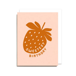 Worthwhile Paper - Sweetest Birthday Strawberry Card