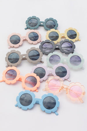 Pink Kids Toddler Flower Sunglasses