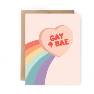 Gay 4 Bae Card by Unblushing