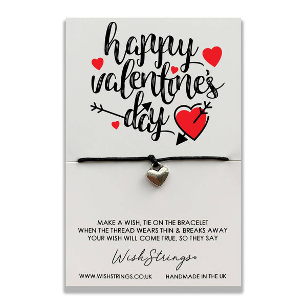 Happy Valentines Day Wish Bracelet by WishStrings