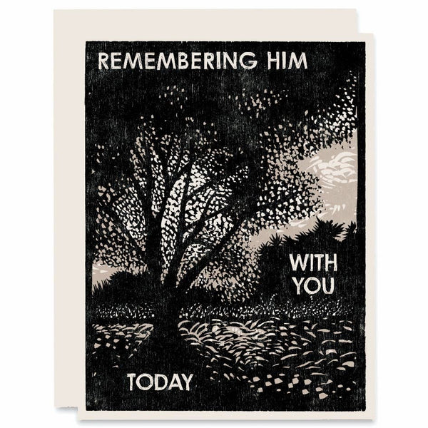 Remembering Him With You Today Card by Heartell Press