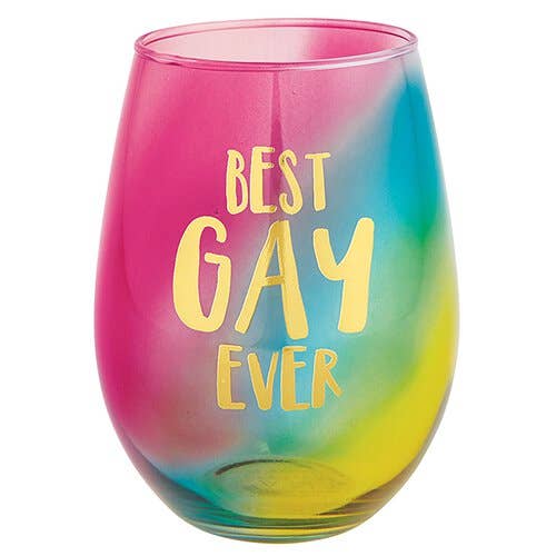 Best Gay Ever - 20oz Stemless Glass by Slant Collections