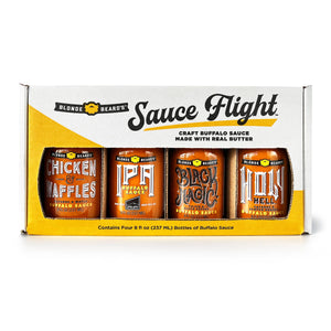 Buffalo Sauce Flight Gift Set (4 pack) by Blonde Beard's