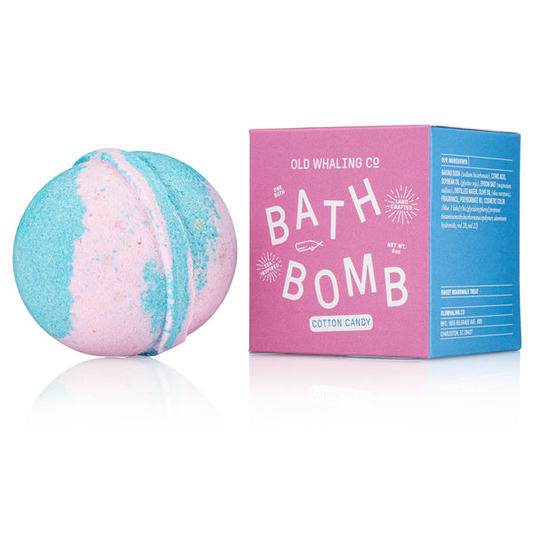 Cotton Candy Bath Bomb by Old Whaling Company