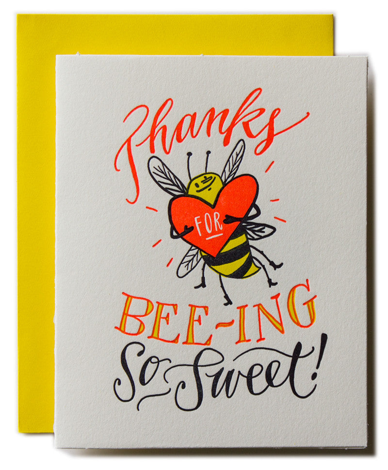 thanks-for-bee-ing-so-sweet-ladyfingers-letterpress for Thanks For Being So Sweet Free Printable Thanks for Bee-ing so Sweet! - Ladyfingers Letterpress for Thanks For Being So Sweet Free Printable