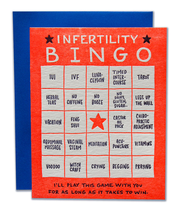 Infertility Bingo