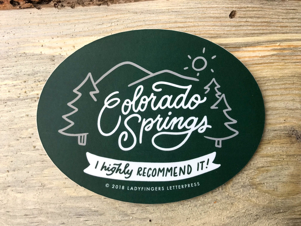 Colorado Collection Ladyfingers Letterpress