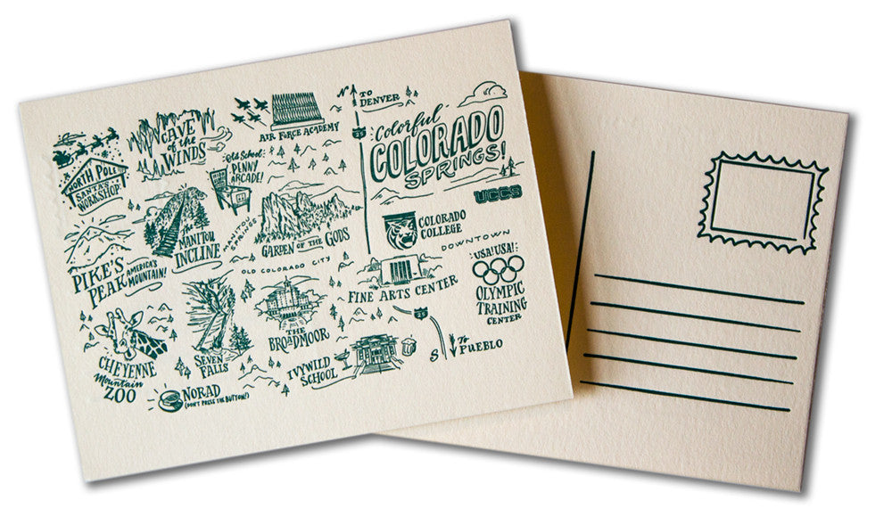 Colorado Collection Ladyfingers Letterpress