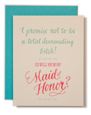 Will You Be My Maid of Honor?