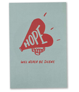 Hope Will Never Be Silent Postcard