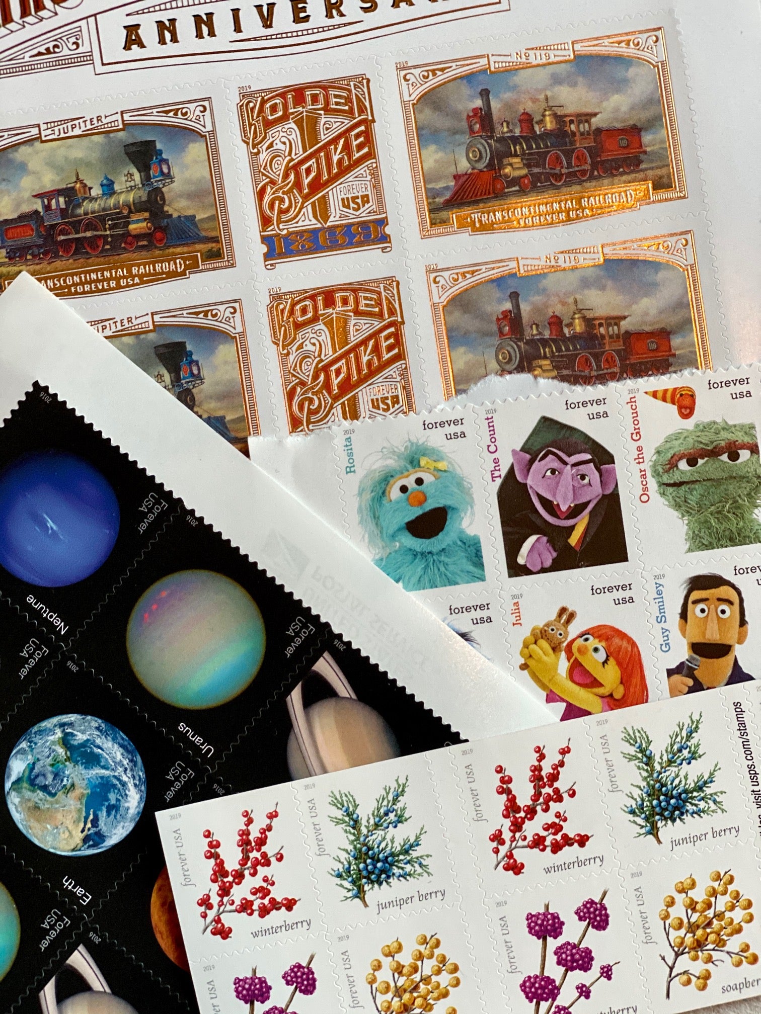 Forever Postage Stamp - Ladyfingers Letterpress
