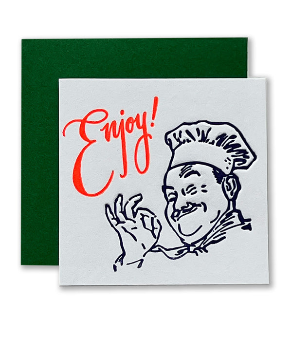 Enjoy Chef Tiny Card