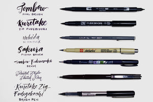 Don't Forget to Brush Pen Sampler
