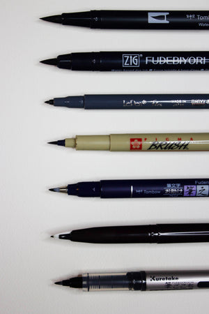 Don't Forget to Brush Pen Sampler