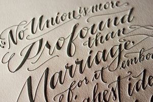 Marriage Equality Letterpress Print