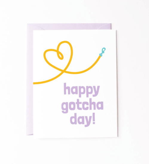 Gotcha Day card by Graphic Anthology