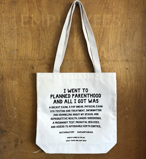 Planned Parenthood Tote Bag by Power & Light Press
