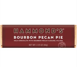 Bourbon Pecan Pie Milk Chocolate Candy Bar by Hammonds Candies