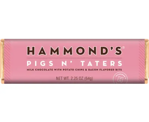 Pigs N' Taters Milk Chocolate Candy Bar by Hammonds Candies