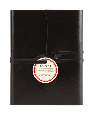 Black Leather Toscana Journal