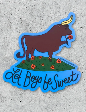 Let Boys Be Sweet Sticker by Citizen Ruth