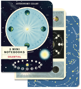 Astronomy Chart 3 Mini Notebook by Cavallini