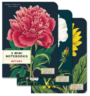 Botany 3 Mini Notebook by Cavallini