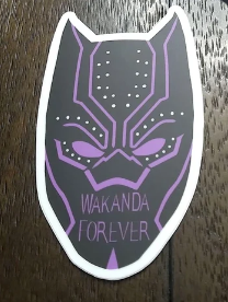 Wakanda Forever Sticker by Fateful Designs