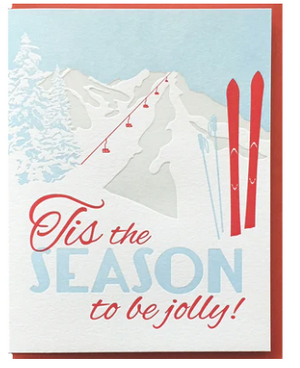 Tis Skis Card by Noteworthy Paper & Press