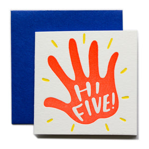 Hi Five Tiny Card