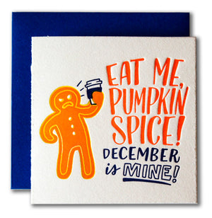 Pumpkin Spice Tiny Holiday Card