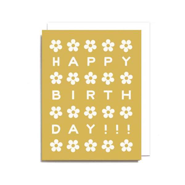 Birthday Daisies Card by Worthwhile Paper