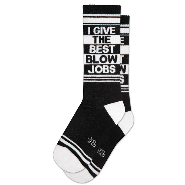 Gumball Poodle - I Give The Best Blow Jobs Gym Crew Socks
