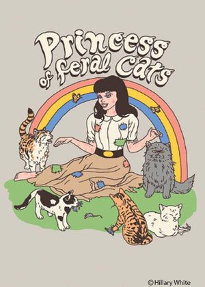 Princess of feral cats - Magnet by Ephemera