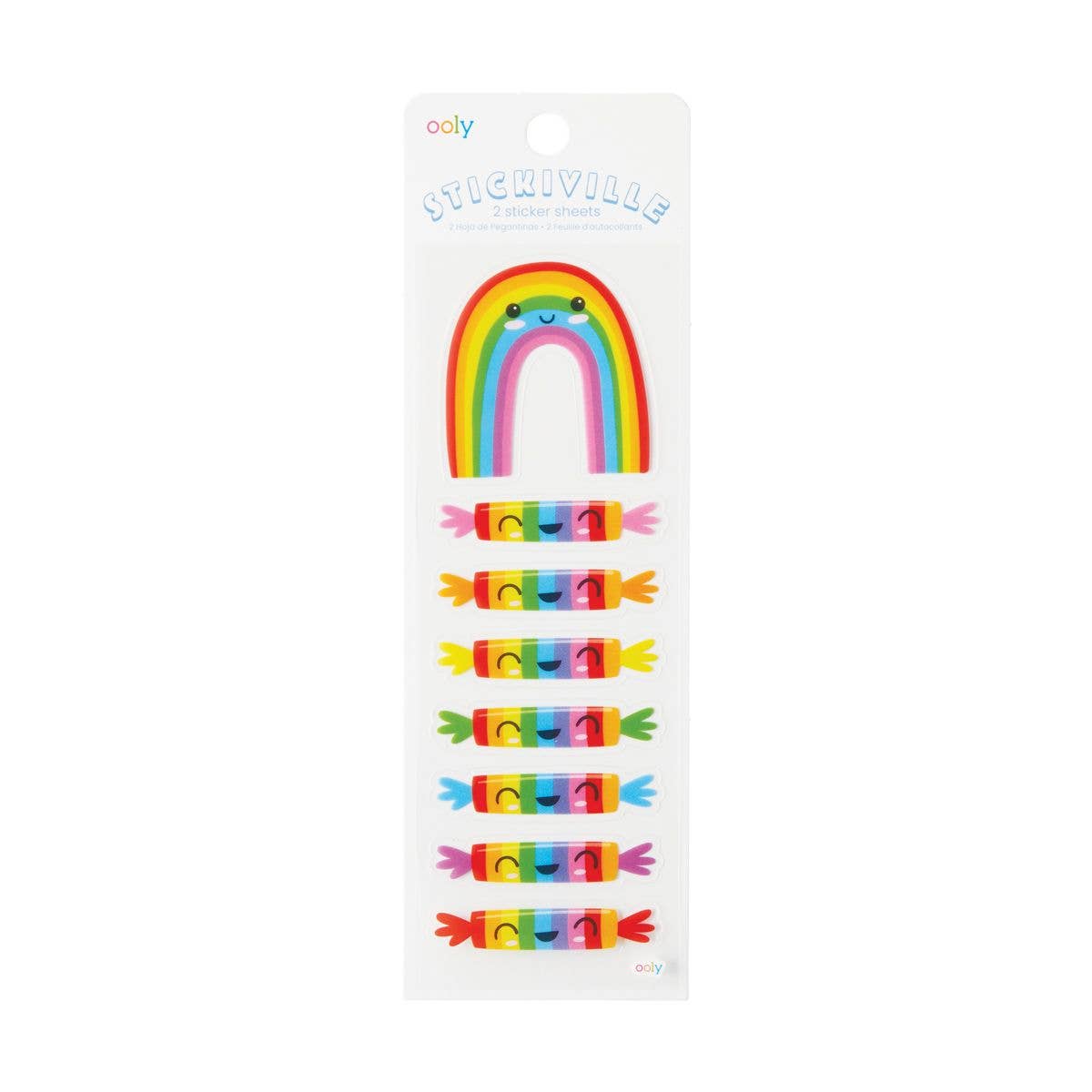 Stickiville Happy Rainbows Die-Cut Vinyl Stickers