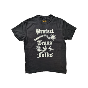 Protect Trans Folks Shirt (Flail) by Transfigure Print Co.