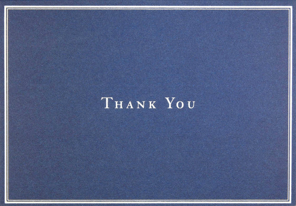 Navy Blue Thank You Notes by Peter Pauper Press
