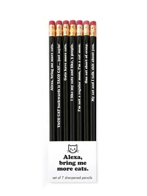 Alexa, bring me more cats Pencil Set by Snifty