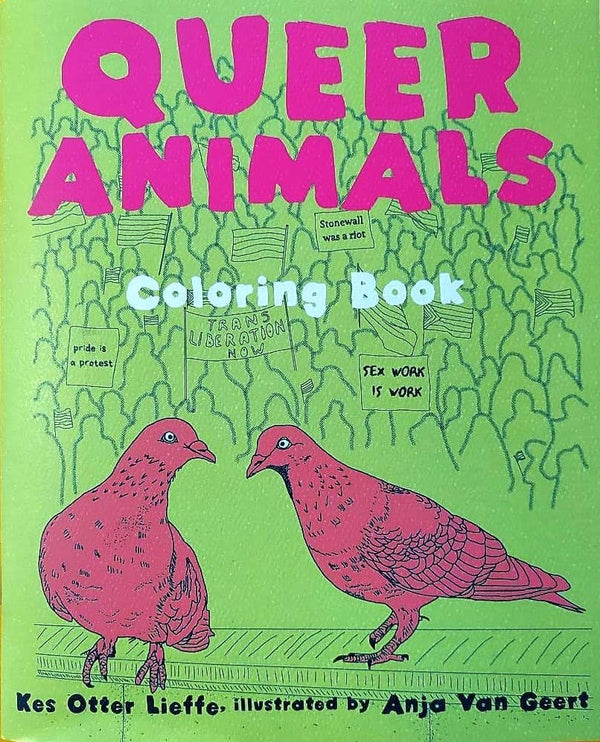 Queer Animals Coloring Book Zine by Microcosm Publishing & Distribution