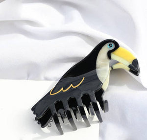Toucan Hair Claw Clip by Solar Eclipse