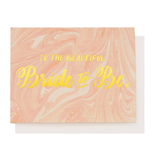 Bride To Be Wedding Card by The Social Type