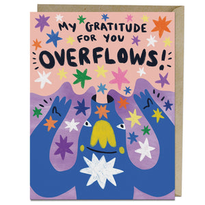Em & Friends - Barry Lee Gratitude Overflows Card