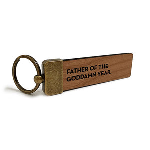 Father Of The Year Key Tag by Sapling Press