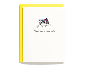 Motorcycle Thank You by Iron Curtain Press