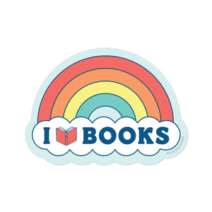 Rainbow Books Sticker by Seltzer Goods