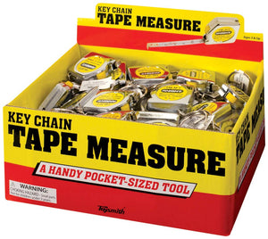 Tape Measure Key Chain Small 1.25" by Toysmith
