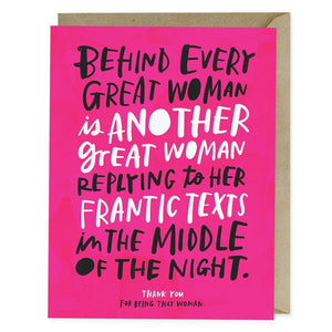 Every Great Woman Card by Em & Friends
