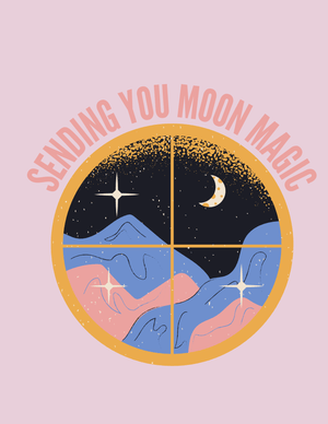 Sending You Moon Magic by Cards by Dé